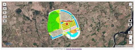 Blue World City Overseas Block District 3 Map • Seerab