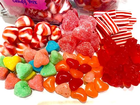 Red Gummy Candy Mix Heart Gummies Mix - Etsy