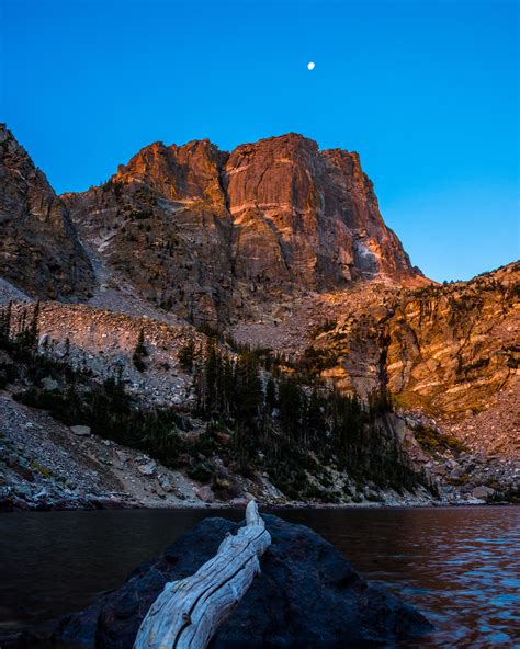 A photo I took during sunrise at Emerald Lake in Rocky Mountain National Park from the weekend ...