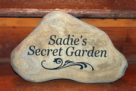 Home & Living :: Home Decor :: Custom Engraved Garden Stone