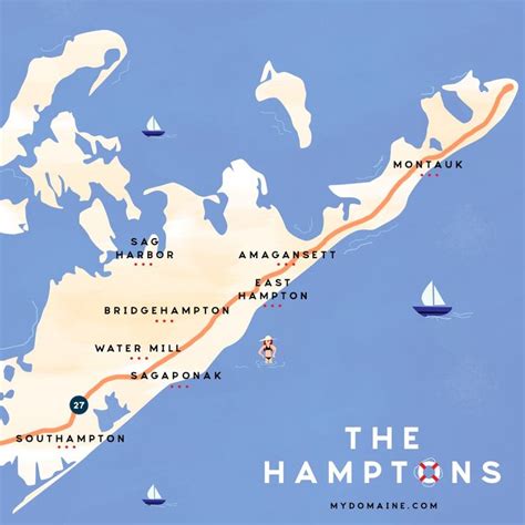 Map Of The Hamptons Long Island | Printable Templates Free