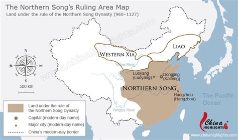 Northern Song Dynasty Map, Maps of Northern Song's Ruling Area