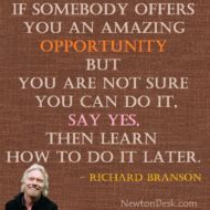 If Somebody Offers You An Amazing Opportunity - Richard Branson Quote