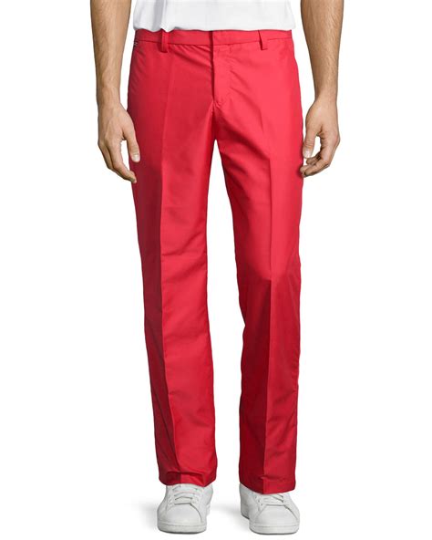 Lyst - J.Lindeberg Troyan Micro Twill Golf Pants in Red for Men