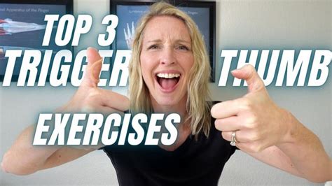 Top 3 Trigger Thumb Exercises - YouTube | Trigger thumb, Trigger finger treatment, Trigger ...