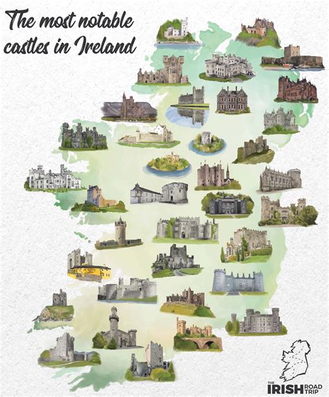 Norman Castles In Ireland Map - Freddy Bernardine