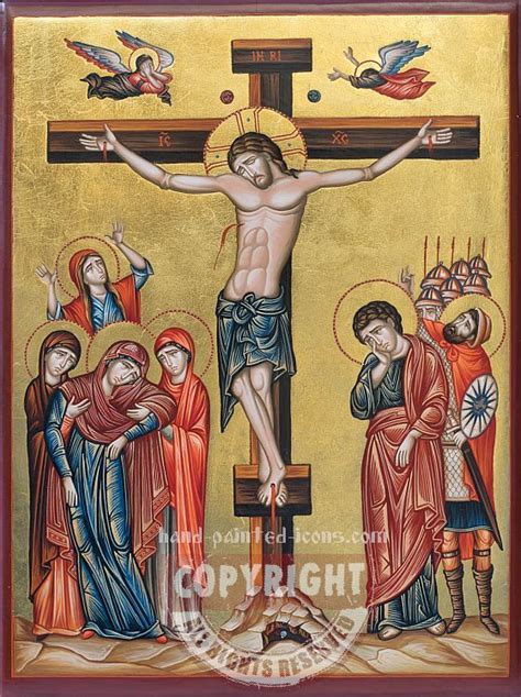 Crucifixion, 40x30cm icon » Hand-Painted Orthodox ICONS