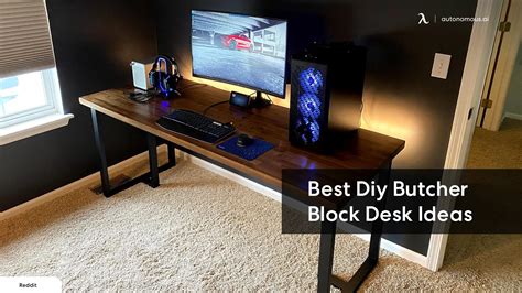 Let's Go! Custom L Desk Made From Butcher 5'2” X 8', And, 42% OFF