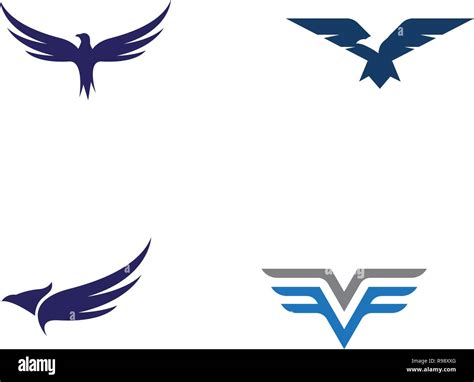 Falcon Logo Template vector illustration design Stock Vector Image ...