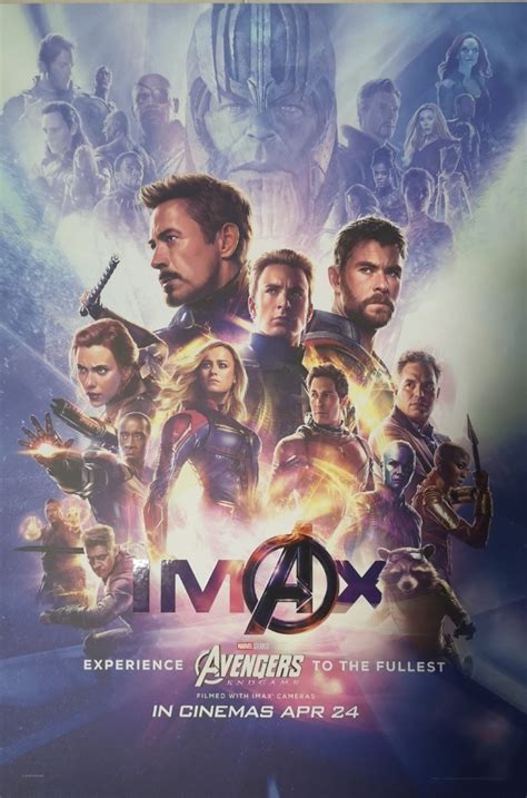 Avengers: Endgame IMAX Poster (19x13"), TV & Home Appliances, TV ...