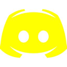 Yellow discord 2 icon - Free yellow site logo icons