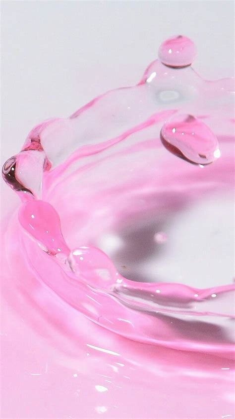 Download Pink Liquid Mobile Wallpaper Full Size - 3D iPhone Wallpaper