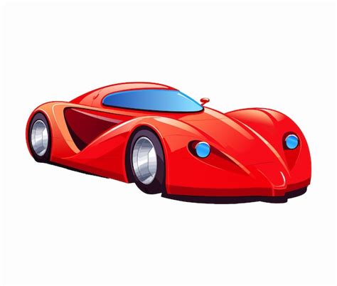 Premium Vector | Red car vector illustration