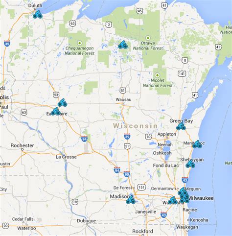 wisconsin dells hiking trails map