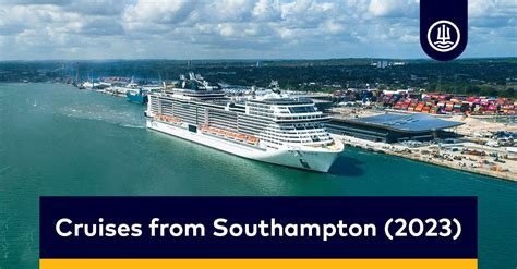 Cruises from Southampton (2023)