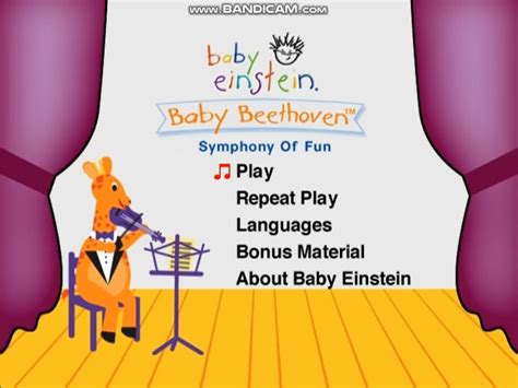 Baby Beethoven DVD Menu | The True Baby Einstein Wiki | Fandom