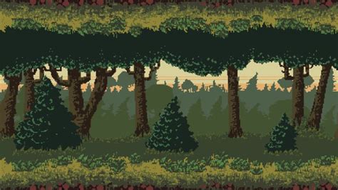 Pixel Forest Parallax BG #Forest#Pixel#Parallax#Environments