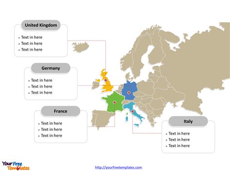 Editable Europe Map