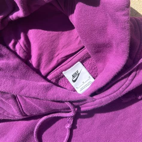 Nike hoodie women’s purple fleece Size medium... - Depop
