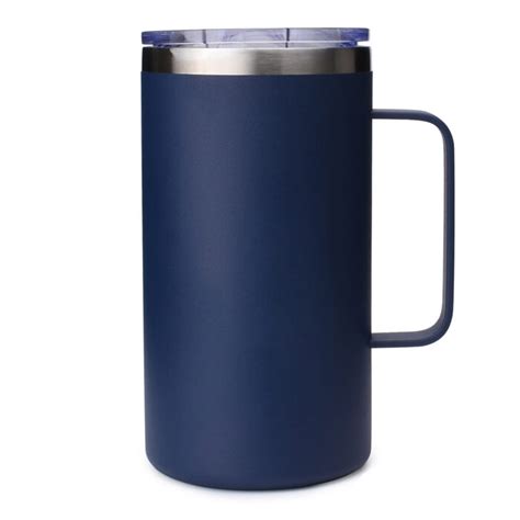 Travel Insulated Coffee Cup With Handle | Wholesale Thermos Metal Mugs