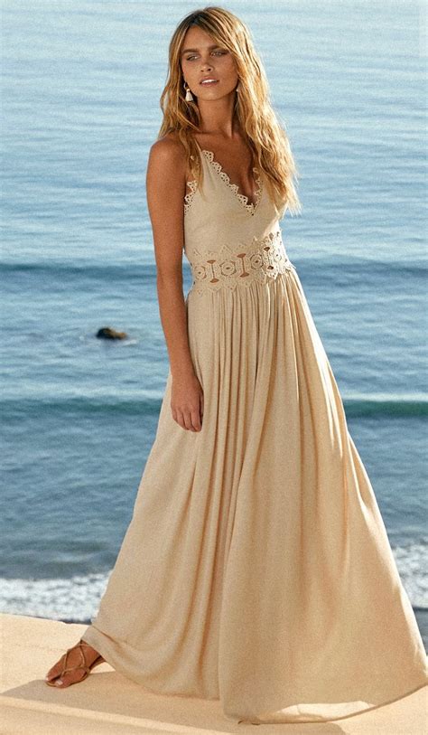 Pin by Nora on Lookbook: Summer | Maxi dress, Beige maxi dresses, Boho maxi dress