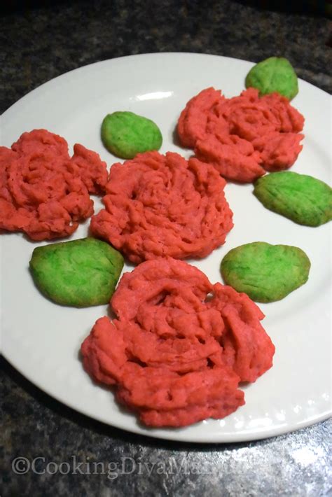 Rose cookies|Valentine's day cookies|Basic Cookie recipe|Unique cookie