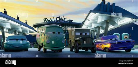 FLO, FILLMORE, SARGE, RAMONE, CARS, 2006 Stock Photo - Alamy