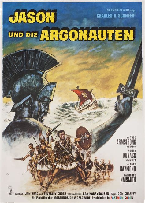 Jason and the Argonauts Original 1963 German A1 Movie Poster - Posteritati Movie Poster Gallery