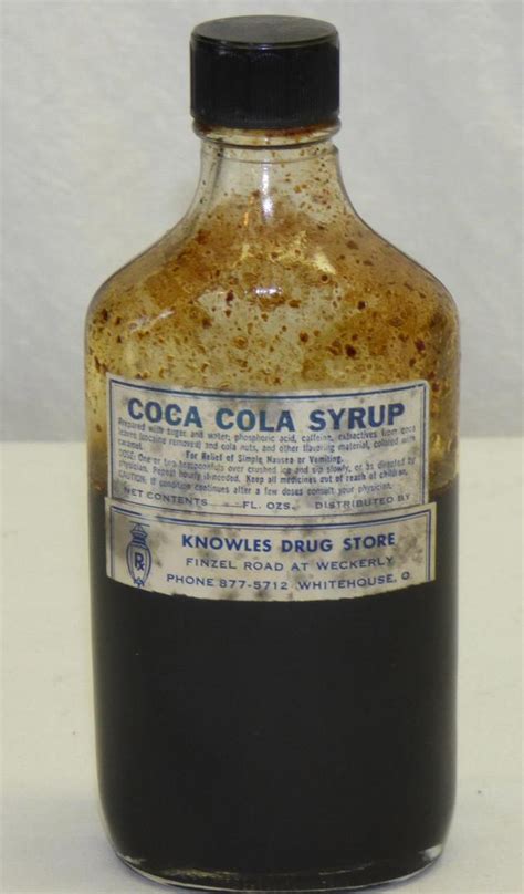 Coca Cola Syrup Medicine