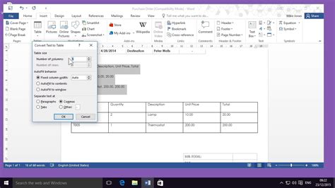 How To Draw Tables In Microsoft Word - Societynotice10