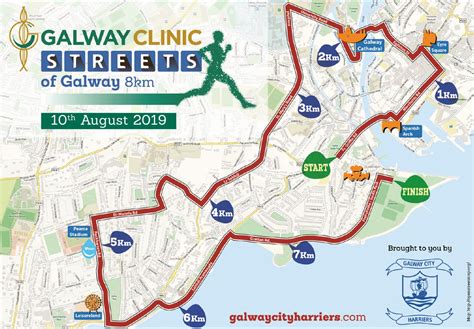 Streets of Galway Course Map - Galway City Harriers