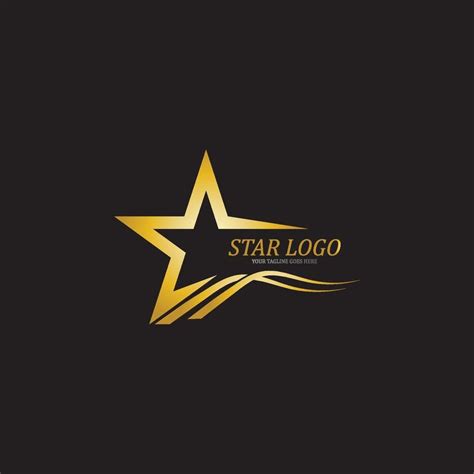 the star logo is gold and black