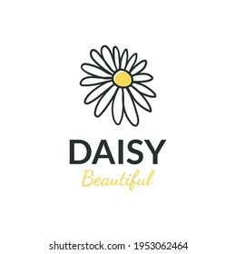 Vector Design Hand Drawn Daisy Logo Stock Vector (Royalty Free) 1953062464 | Shutterstock