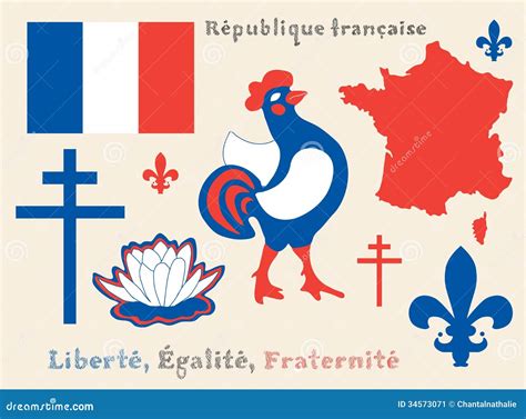 Symbols Of French Republic Stock Image - Image: 34573071