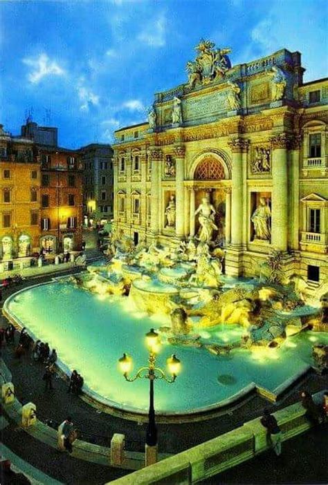 FONTANA DI TREVI ROMA | Fontana de trevi, Lugares increibles, Lugares hermosos