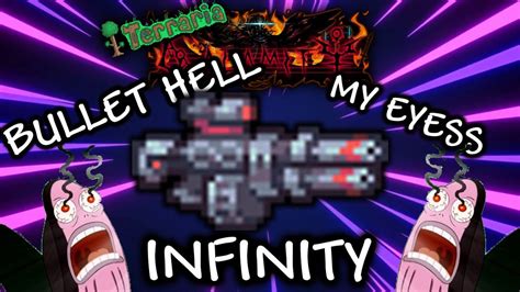 Infinity - INFINITE BULLET HELL GUN , RARE Variant of The Shredder | Terraria Calamity Mod - YouTube