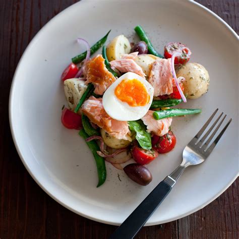 Smoked Salmon Nicoise Salad - Nadia Lim