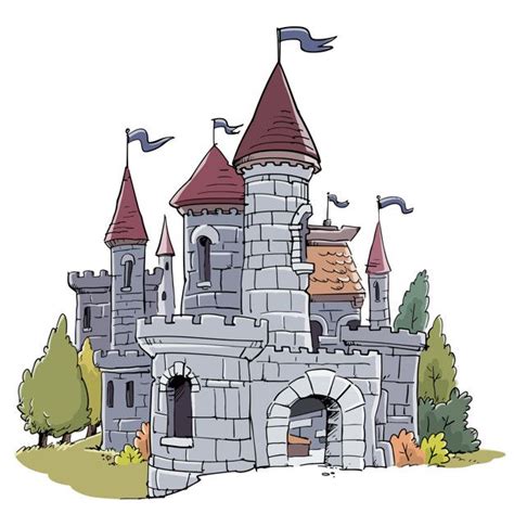 Fantástico castillo medieval Vector Premium | Premium Vector #Freepik # ...