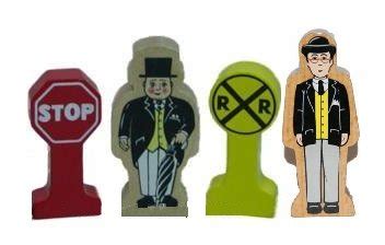 Mr. Percival & Sir Topham Hatt Deluxe Accessory Figure Pack - Thomas & Friends Wooden Railway ...