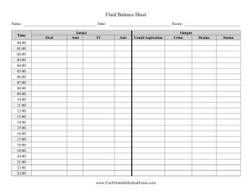 Nurses and medical personnel can track a patient's fluid intake and ...