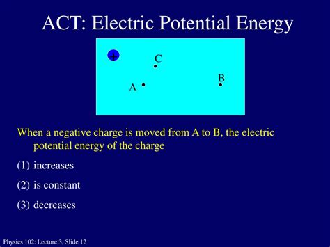 PPT - Physics 102: Lecture 3 Electric Potential PowerPoint Presentation ...