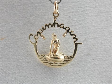 The Copenhagen Little Mermaid Pendant - Market Square Jewelers