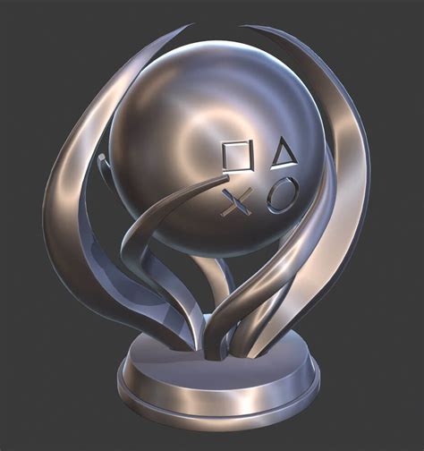 PlayStation Platinum Trophy - 3D Model by Kaleb