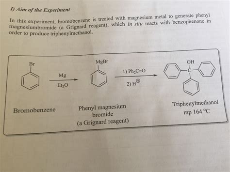 Grignard Synthesis Of Triphenylmethanol Theoretical Yield 26+ Pages ...