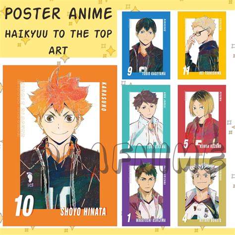 Jual POSTER ANIME HAIKYUU TO THE TOP ART EDITION | Shopee Indonesia