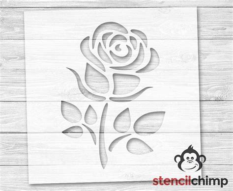 Rose Stencil Flower Stencil Nature Stencil Rose Garden Stencil Girls ...