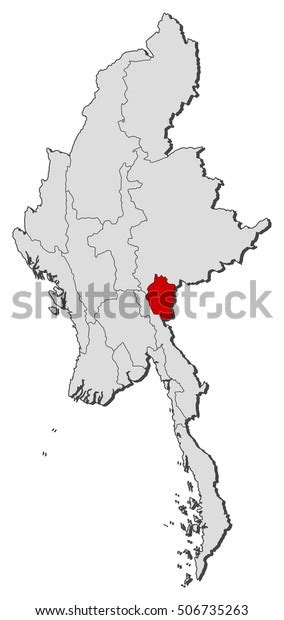 Kayah State Map Photos, Images and Pictures