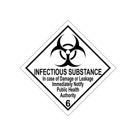 Class 6.2 Infectious Substance Label – Gobo Trade Ltd.