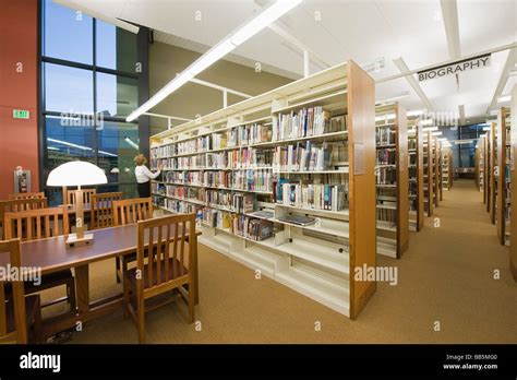 Library reading room Stock Photo - Alamy