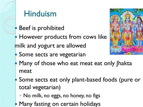 Hinduism Food Restrictions